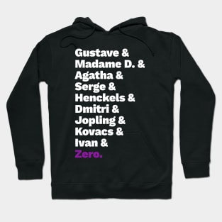 Grand Budapest List Hoodie